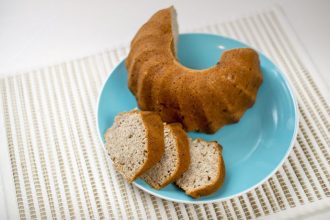 Κέικ χωρίς ζάχαρη με λεμόνι