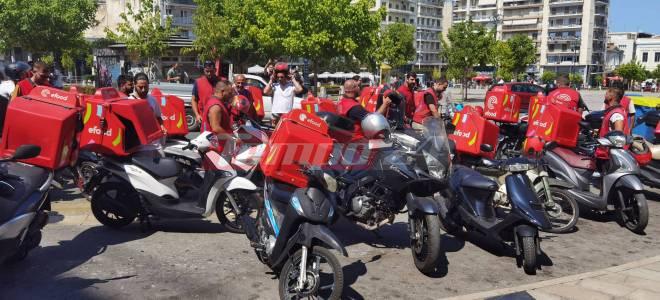 Πάτρα: Νέα κινητοποίηση από τους ντελιβεράδες την Πέμπτη