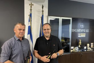 Επίσκεψη του Γ.Ντάνου, δημιουργού της μπύρας ‘’Ammousa’’, στο Επιμελητήριο Αχαΐας