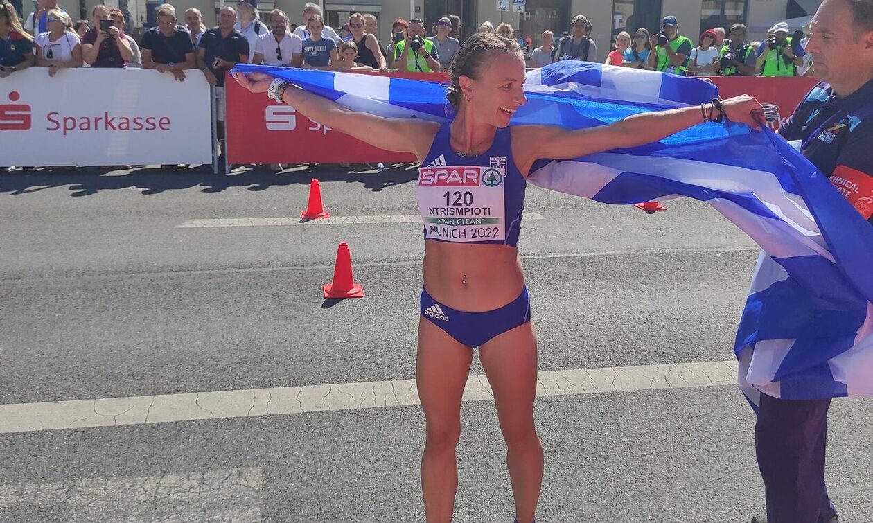 Η Αντιγόνη Ντρισμπιώτη γιόρτασε το δεύτερο χρυσό μετάλλιο πίνοντας μπύρα