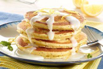 Τηγανίτες με λεμόνι