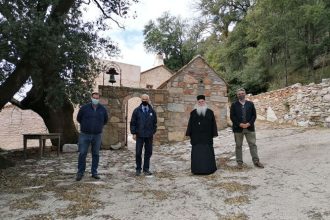 Στην ιστορική Ιερά Μονή Ομπλού ο Ζαΐμης