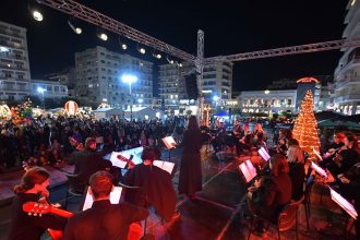 H Ορχήστρας Νυκτών Εγχόρδων του Δήμου Πατρέων με του X-Saltibagos απόψε στην πλατεία Γεωργίου