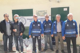 Πάτρα: Παλαίμαχοι ποδοσφαιριστές προσέφεραν τρόφιμα στο ΚΟΔΗΠ - Ευχαριστίες
