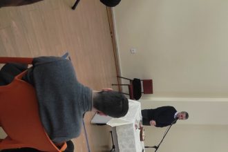 Στην κοπή πίτας του Εκπολιτιστικού Συλλόγου Ψαθόπυργου η Τόνια Παπαλεξάτου