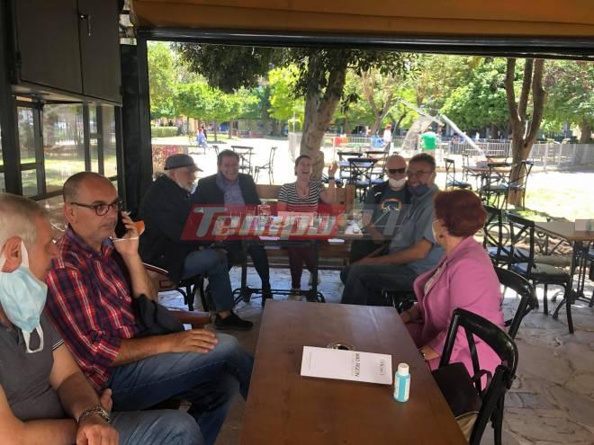 Λίγο χρόνο για καφέ... για τον εορτάζοντα Κώστα Πελετίδη