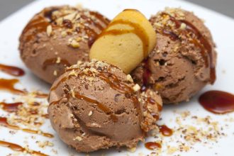 Το πιο εύκολο παγωτό παρφέ σοκολάτα