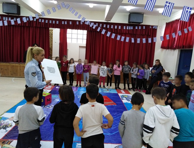 Θεματικό Πάρκο για τον Εθισμό και τους Κινδύνους στο Διαδίκτυο στο 1ο δημοτικό σχολείο Οβρυάς