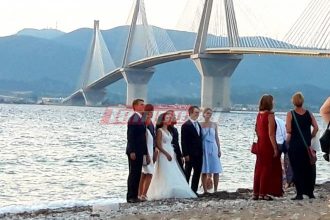 Πάτρα: Γαμήλιο πάρτυ κάτω από τη Γέφυρα (ΦΩΤΟ)