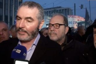 Στο αγροτικό συλλαλητήριο ο Μαρίνος Σκανδάμης