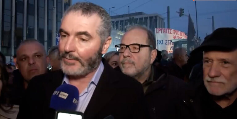 Στο αγροτικό συλλαλητήριο ο Μαρίνος Σκανδάμης