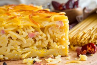 Σου περίσσεψαν τα μακαρόνια; Φτιάξε pasta frittata!