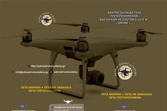 Kαλή Ανάσταση και Καλό Πάσχα από την "Patras Drone Academy"