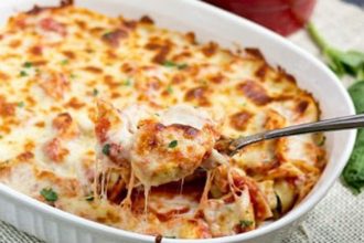 Πέννες φούρνου με κοτόπουλο