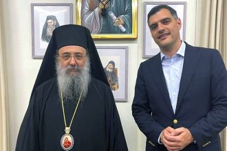 Συνάντηση του πολιτευτή Αχαΐας της ΝΔ Ανδρέα Τσώκου με τον Μητροπολίτη Πατρών κ.κ. Χρυσόστομο