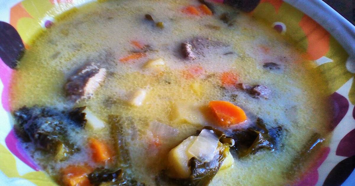 Κρεατόσουπα αυγολέμονο