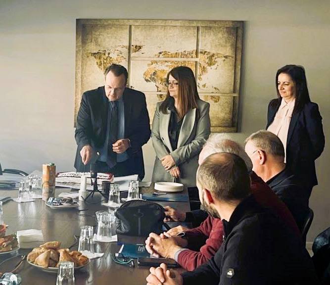 Συνεδρίαση της Διαχειριστικής Ευρωπαϊκών Προγραμμάτων και κοπή Βασιλόπιτας