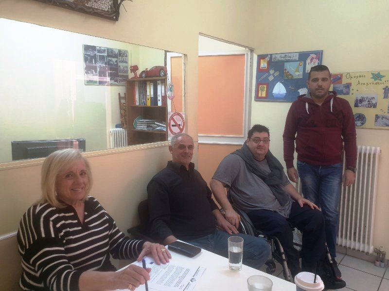 Συνάντηση συνεργασίας με το Ειδικό Κέντρο Αποκατάστασης και Μέριμνας Ατόμων με Αναπηρία (ΕΚΑΜΕ/ΑμεΑ) Αιγίου