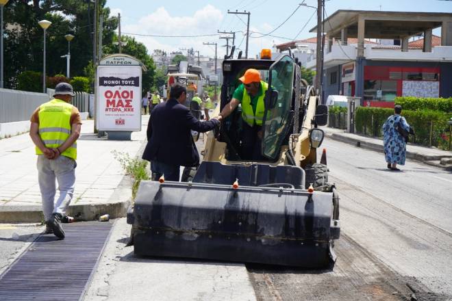 Πάτρα: Ολοκληρώθηκαν οι εργασίες ασφαλτόστρωσης της οδού Πανεπιστημίου