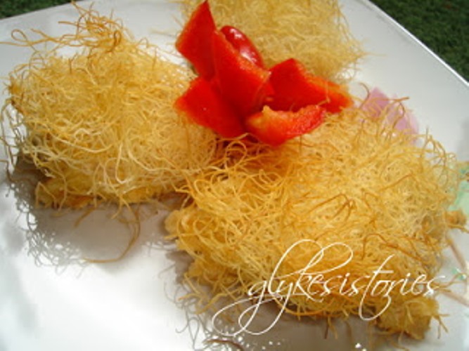 Πιτάκια 3 τυριά σε φωλιές απο καταΐφι!