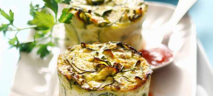 Αφράτη πίτα με κολοκυθάκια