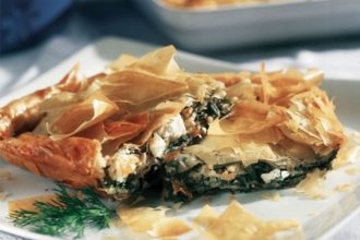 Μία εκπληκτική πίτα που μυρίζει χωριό! Μυρώνια, καυκαλήθρες και όποιο άλλο αρωματικό χόρτο βρείτε, προσθέστε το!