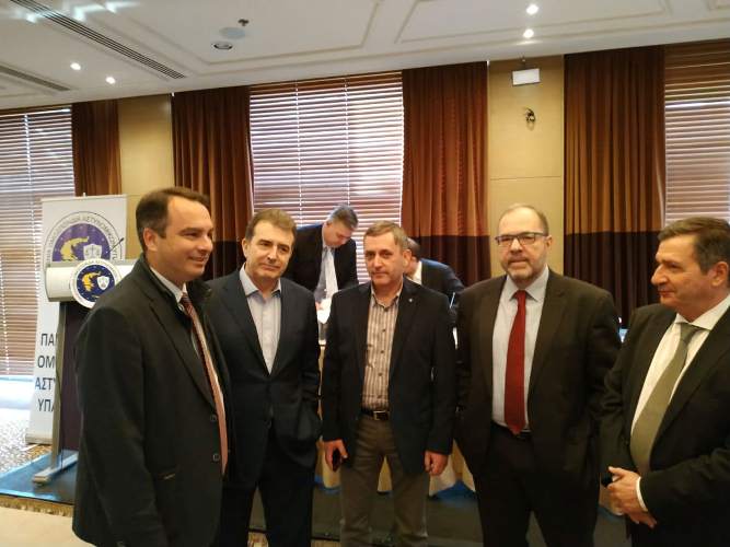 Ο Μαρίνος Σκανδάμης στην κοπή πίτας της ΠΟΑΣΥ