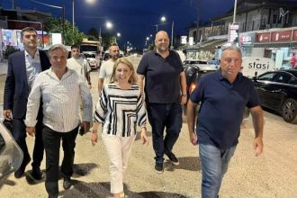 Η Χριστίνα Αλεξοπούλου με κλιμάκιο της ΝΔ ξανά στη Δυτική Αχαΐα