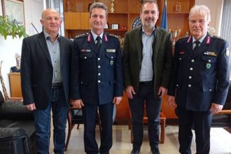 Ο Ανδρέας Κατσανιώτης στη Γενική Περιφερειακή Αστυνομική Διεύθυνση Δυτικής Ελλάδας