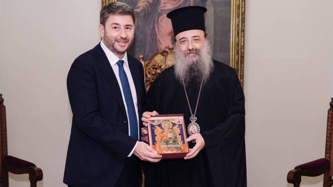 Στον Μητροπολίτη Πατρών ο Νίκος Ανδρουλάκης