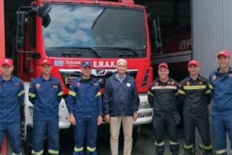 Την Ειδική Μονάδα Αντιμετώπισης Καταστροφών της Πάτρας (6η ΕΜΑΚ) επισκέφθηκε ο Φωκίων Ζαΐμης
