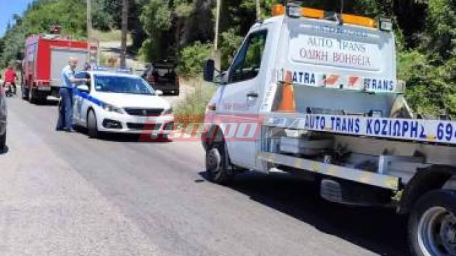 Πάτρα: Αυτοκίνητο βγήκε από το δρόμο και έπεσε πάνω σε κολόνα - Επιχείρηση απεγκλωβισμού του τραυματισμένου οδηγού (ΦΩΤΟ)