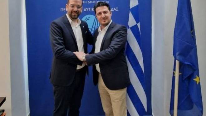 Με τον Νεκτάριο Φαρμάκη ο Πάνος Μπράμος