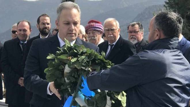 Ο υποψήφιος ευρωβουλευτής της «ΝΙΚΗΣ», Φώτης Ηλιόπουλος στα Καλάβρυτα