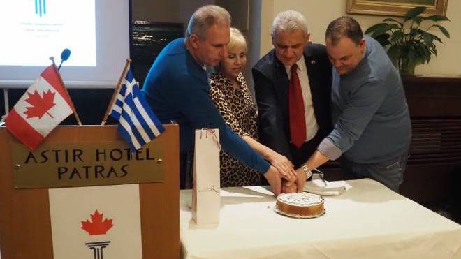 Την πίτα του έκοψε ο Ελληνο - Καναδικός Όμιλος Πατρών
