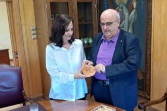 Επίσκεψη στο Πανεπιστήμιο της Άννας Διαμαντοπούλου