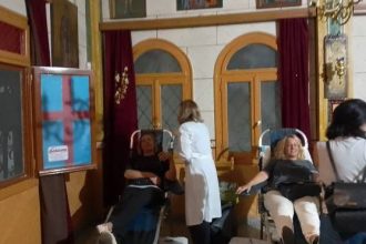 Αιμοδοσία από τον Ι.Ν. Αγίας Τριάδος Πατρών