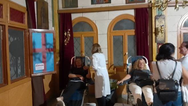 Αιμοδοσία από τον Ι.Ν. Αγίας Τριάδος Πατρών