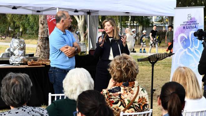 Η Αντιδήμαρχος Βίβιαν Σαμούρη στην εκδήλωση με θέμα: «Μαζί Επιλέγουμε τον υγιεινό τρόπο ζωής μας»