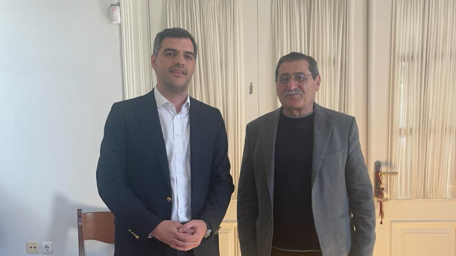 Ανδρέας Τσώκος: Συνάντηση με τον Δήμαρχο Πατρέων