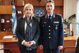 Η Αντιπεριφερειάρχης Γεωργία Ντάτσικα στη Γενική Περιφερειακή Αστυνομική Διεύθυνση Δυτικής Ελλάδας