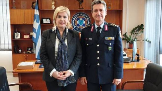 Η Αντιπεριφερειάρχης Γεωργία Ντάτσικα στη Γενική Περιφερειακή Αστυνομική Διεύθυνση Δυτικής Ελλάδας