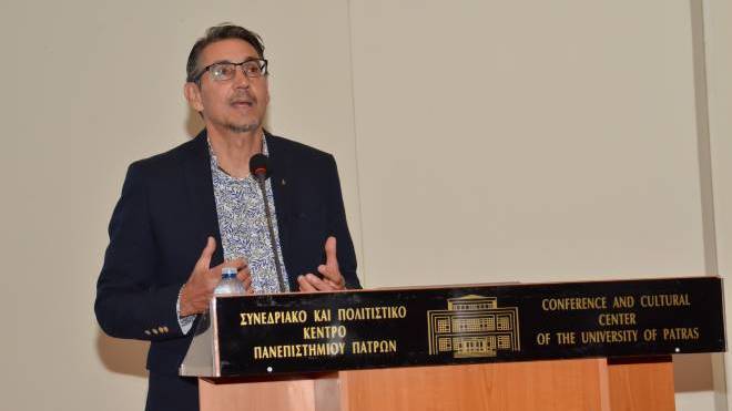 Ο Χρυσός Ολυμπιονίκης Ιστιοπλοΐας Νικόλας Κακλαμανάκης στο Συνεδριακό και Πολιτιστικό Κέντρο του Πανεπιστημίου Πατρών