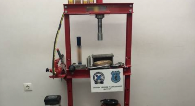 Πάτρα: Στον ανακριτή σήμερα ο έμπορος ναρκωτικών που είχε δημιουργήσει παρασκευαστήριο