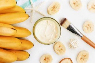 Σπιτική μάσκα προσώπου με μπανάνα