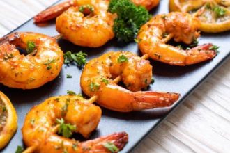 Σουβλάκι γαρίδας