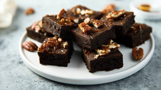 Brownies με γιαούρτι