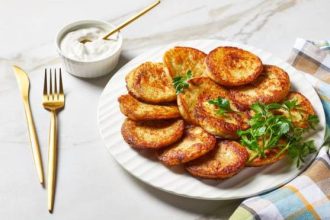 Αλμυρά pancakes πατάτας