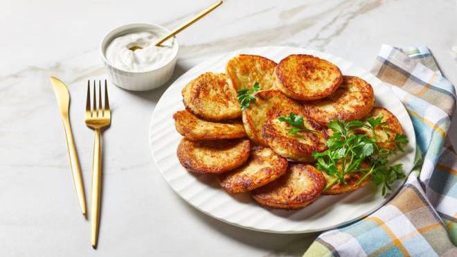 Αλμυρά pancakes πατάτας