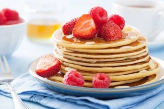 Pancakes φράουλα